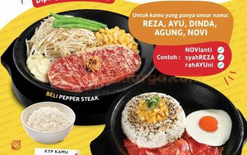 Nikmati Promo Beli 1 Gratis 1 Pepper Lunch dan Diskon Spesial Ulang Tahun Mei 2026