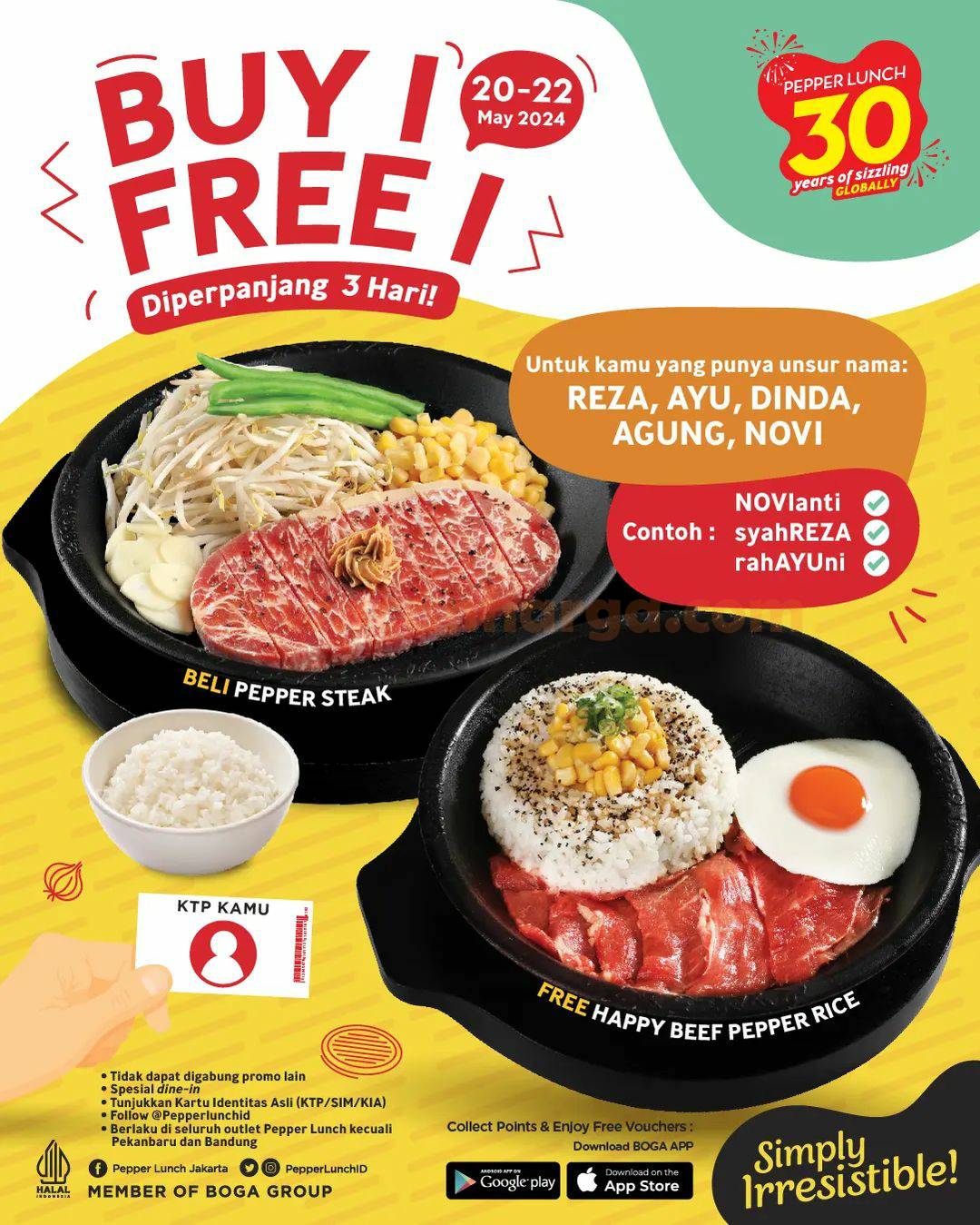 Nikmati Promo Beli 1 Gratis 1 Pepper Lunch dan Diskon Spesial Ulang Tahun Mei 2026