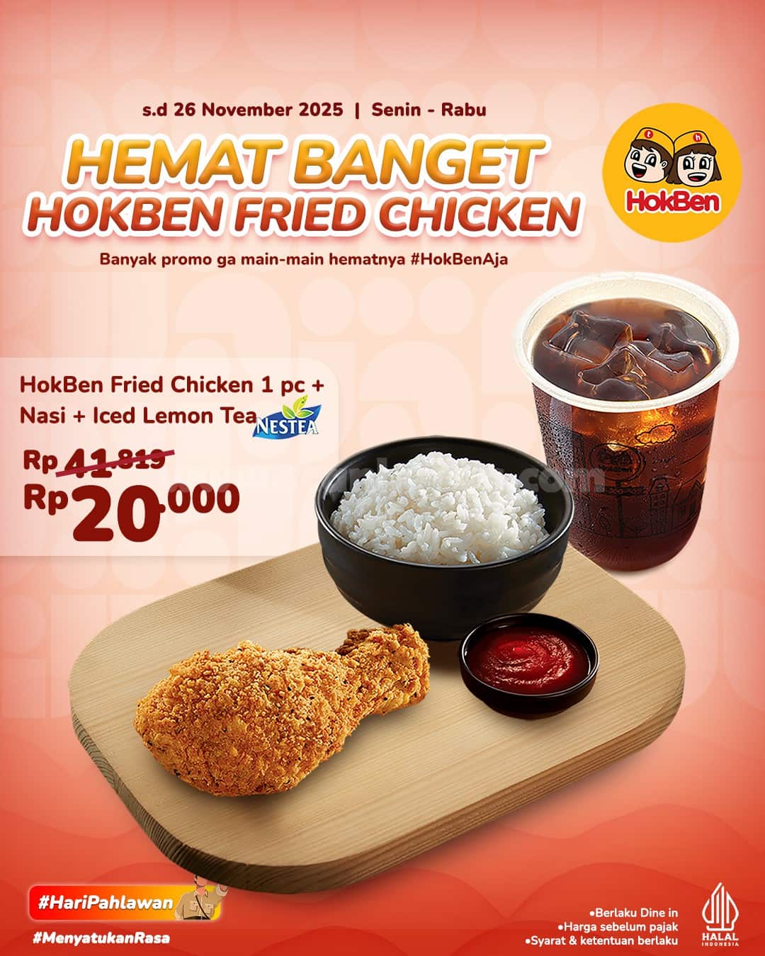 Nikmati Promo HokBen Fried Chicken Mei 2026 dengan Harga Hemat Mulai 20 Ribuan Saja