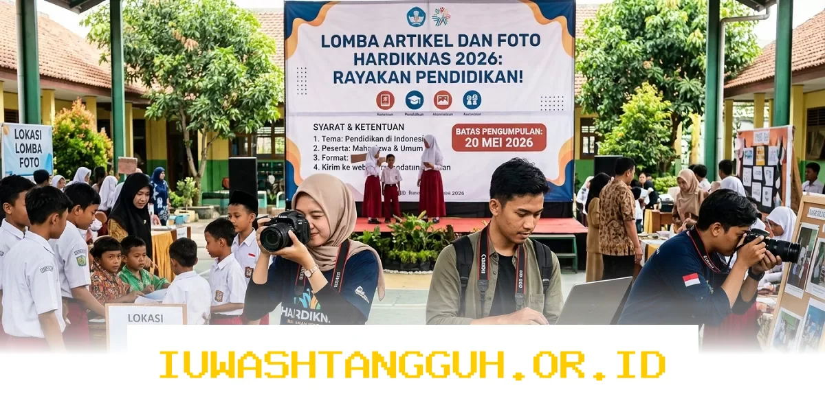 Panduan Lengkap Pendaftaran Lomba Artikel dan Foto Hardiknas 2026 Beserta Ketentuannya