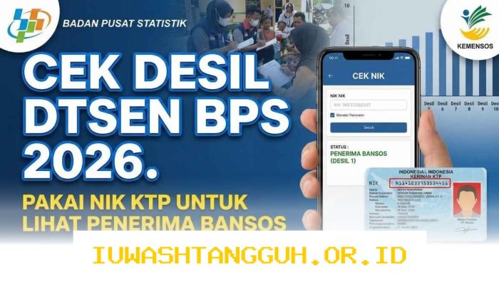 Panduan Praktis Melacak Status Desil Bansos 2026 Lewat NIK KTP untuk Verifikasi PKH BPNT