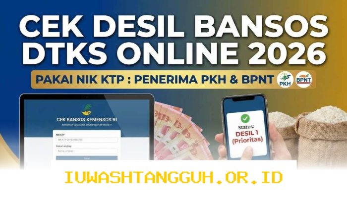 Panduan Praktis Melacak Status Desil Bansos 2026 Melalui NIK KTP Secara Cepat di HP