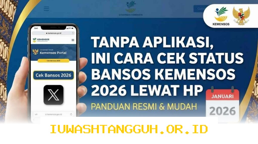 Panduan Praktis Melacak Status Penerima Bansos 2026 Lewat Situs Resmi Menggunakan KTP