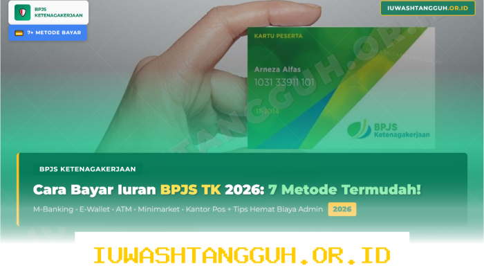 Panduan Praktis Melunasi Iuran BPU BPJS Ketenagakerjaan Lewat ATM BRI Edisi Tahun 2026