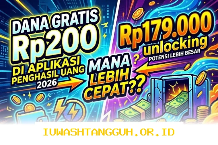 Perbandingan Kecepatan Cair Saldo 179000 dan 200 Rupiah di Aplikasi Penghasil Uang 2026