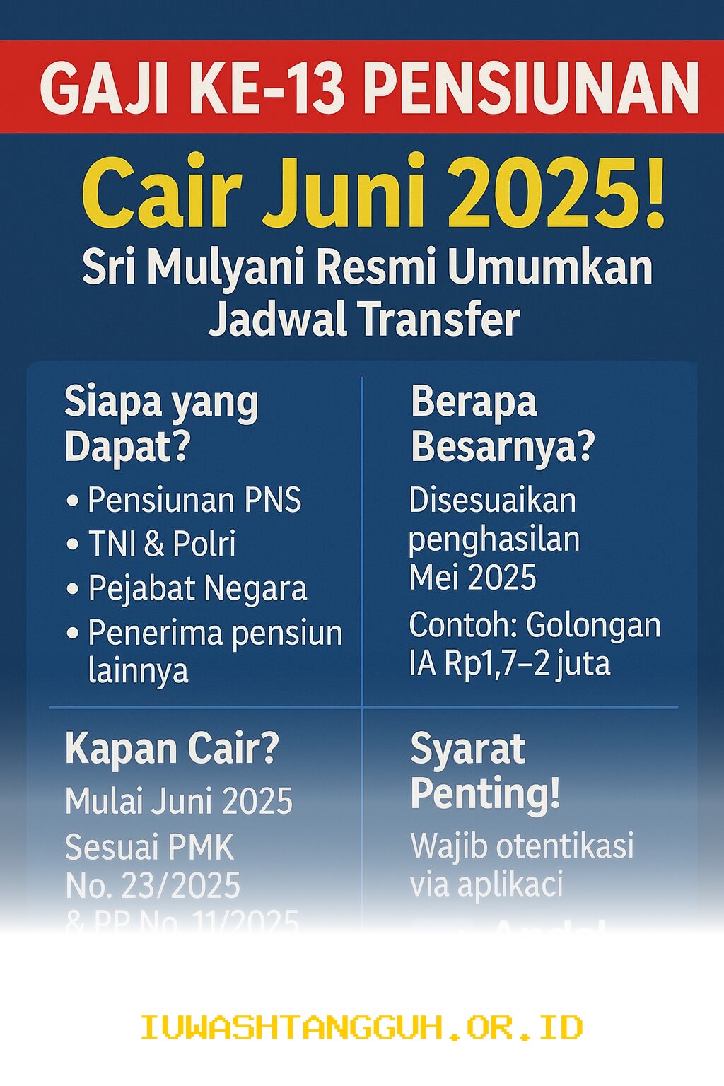 Rincian Lengkap Jadwal Pencairan serta Besaran Gaji ke-13 bagi Pensiunan di Tahun 2026